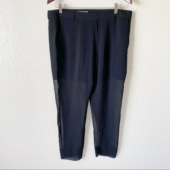 Vince black sheer pants size 10 - Picture 8 of 13